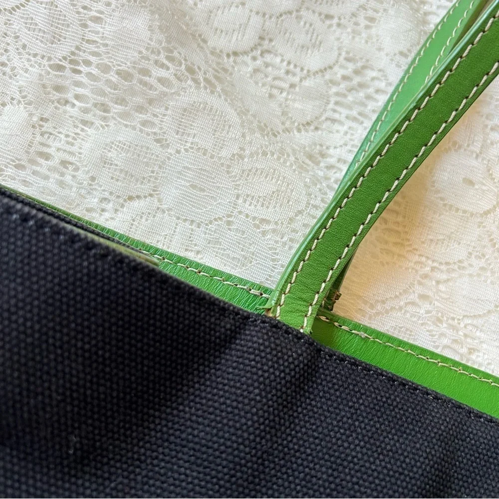 Kate spade black Green bag